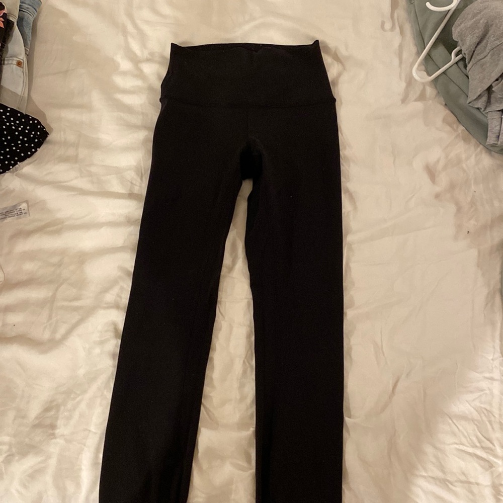 High rise black wonder under leggings